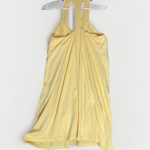Butter Yellow Beaded Racerback Shift Dress Colourblock Relaxed Fit Summer Size S - Picture 2 of 2